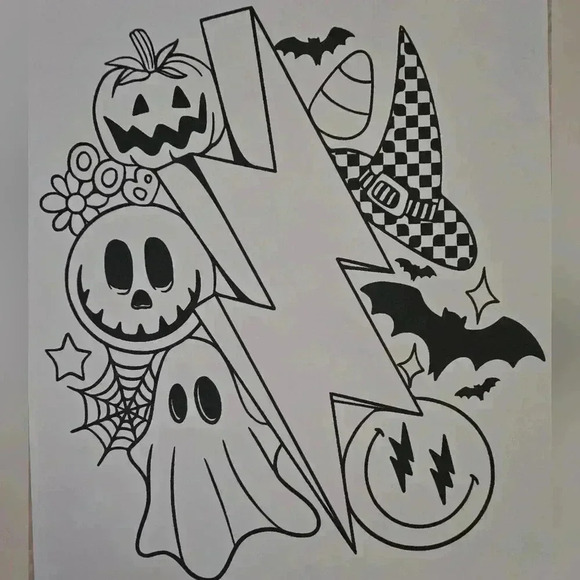 Source Unknown Other - Halloween theme and winter theme transfers. 3 For $15